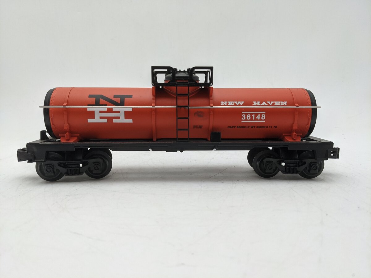 Lionel 6-36148 O Gauge New Haven Orange Single Dome Tank Car EX
