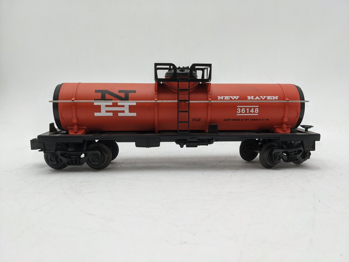 Lionel 6-36148 O Gauge New Haven Orange Single Dome Tank Car EX