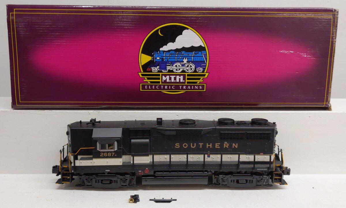MTH 20-20017-3 Southern GP-35 High Hood Diesel (Dummy) #2687 EX/Box