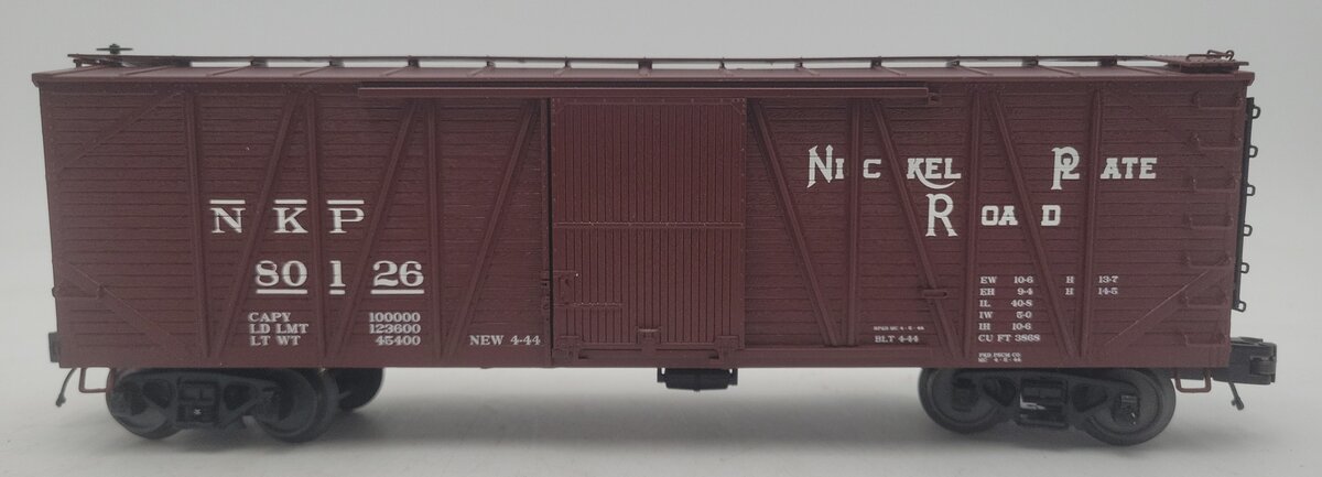 MTH 20-93536 O Nickel Plate Road 40' USRA Single Sheathed Box Car #80126 EX/Box