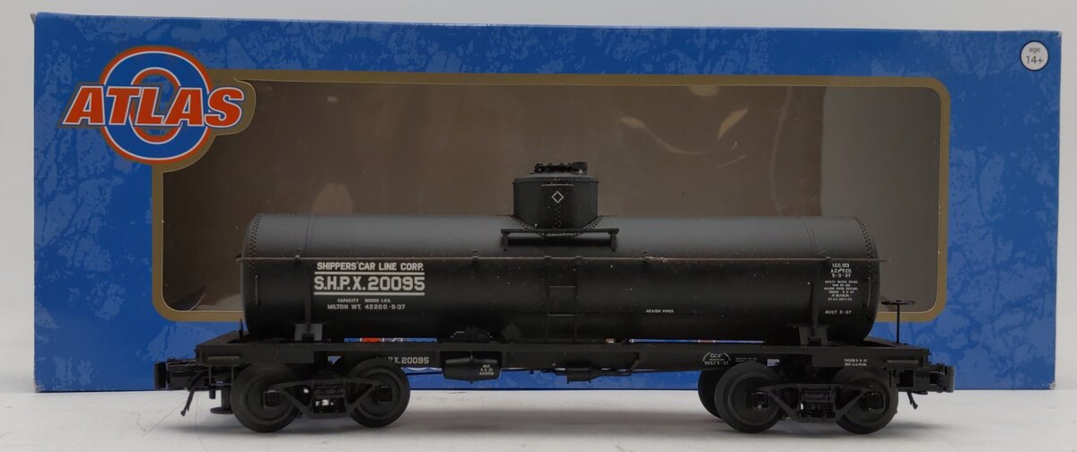 Atlas 3003801-4 O Gauge Shippers Car Line 8K Gallon Tank Car #20095 [3-Rail] EX