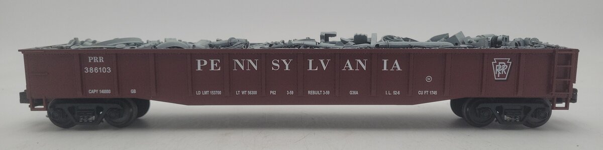MTH 20-90003C O Pennsylvania Gondola With Junk Load LN/Box