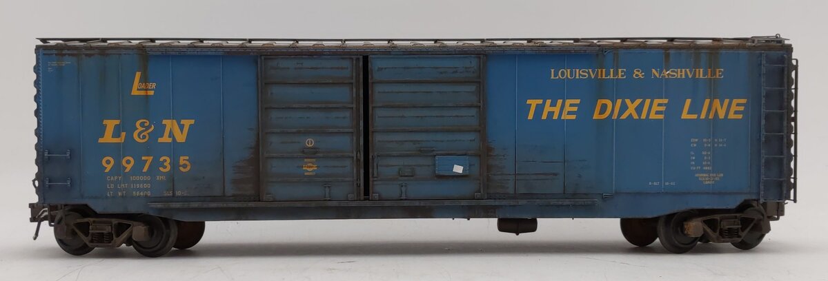 Atlas O Gauge Custom Weathered Louisville & Nashville Box Car #99735