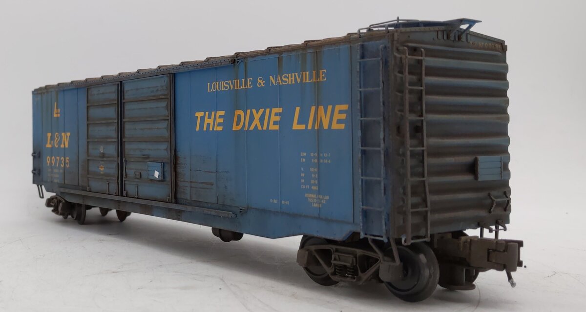 Atlas O Gauge Custom Weathered Louisville & Nashville Box Car #99735