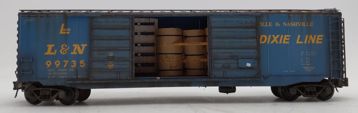 Atlas O Gauge Custom Weathered Louisville & Nashville Box Car #99735