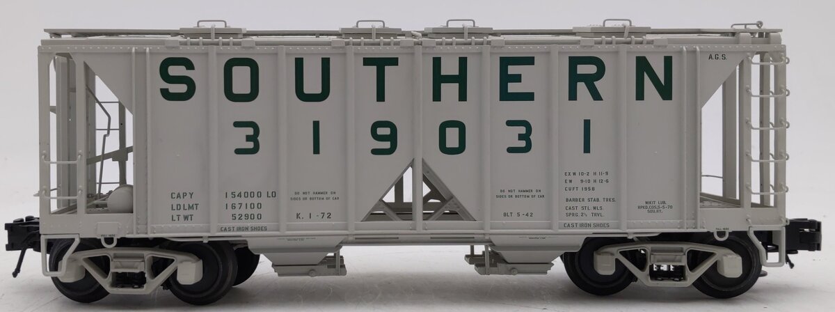 Atlas 8382-2 "O" 3-Rail Southern ACF 70 Ton Covered Hopper #319031 LN/Box