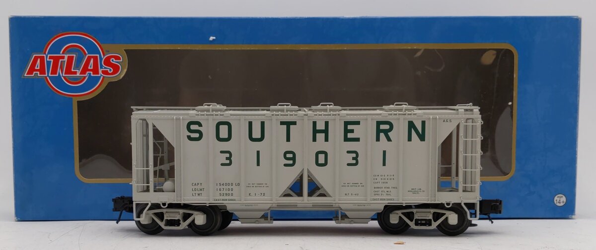 Atlas 8382-2 "O" 3-Rail Southern ACF 70 Ton Covered Hopper #319031 LN/Box