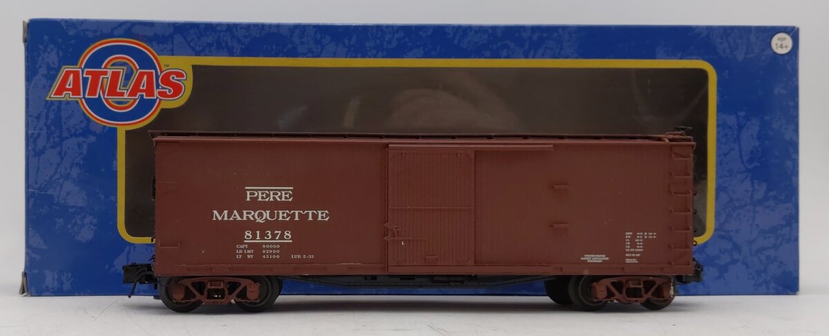 Atlas 8349-1 Pere Marquette USRA Double-Sheathed Boxcar #81378 (3Rail) EX/Box