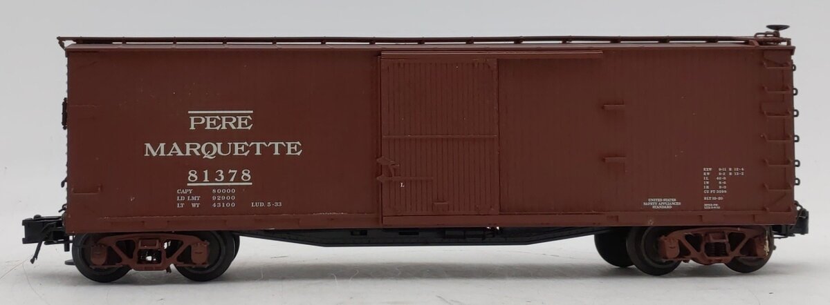Atlas 8349-1 Pere Marquette USRA Double-Sheathed Boxcar #81378 (3Rail) EX/Box