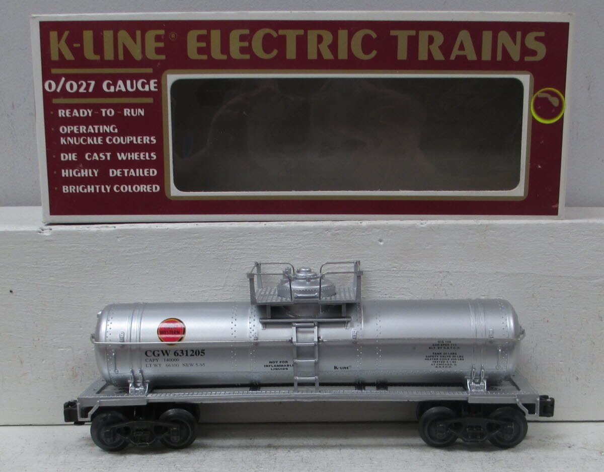 K-Line K-631205 Great Western Tank Car EX/Box