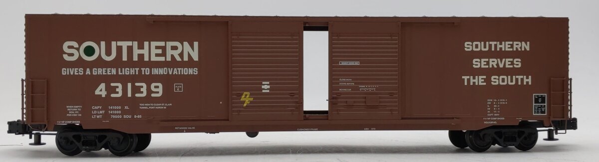 Atlas 6553-1 O Southern ACF 60' Double Door Auto Parts Boxcar #43139 - 3 Rail EX/Box