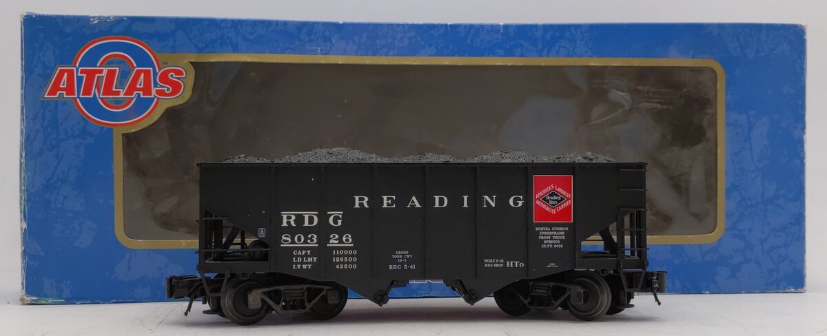 Atlas 8465-3 O Gauge Jersey Central USRA W/ Coal Load Hopper #65044 (3-Rail) LN/Box