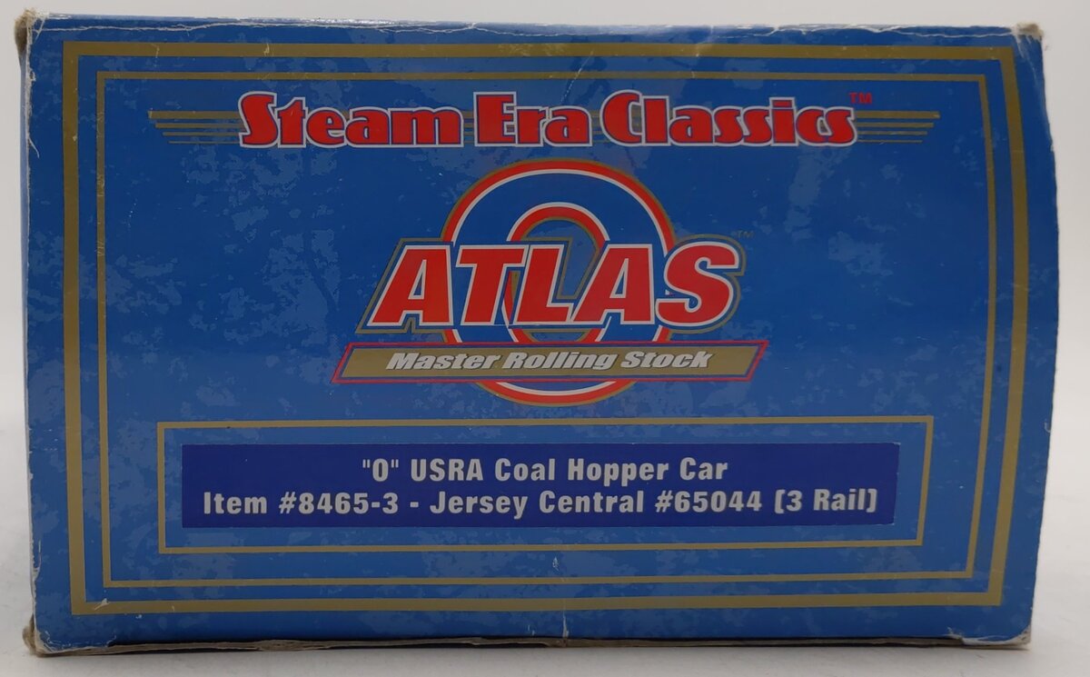 Atlas 8465-3 O Gauge Jersey Central USRA W/ Coal Load Hopper #65044 (3-Rail) LN/Box