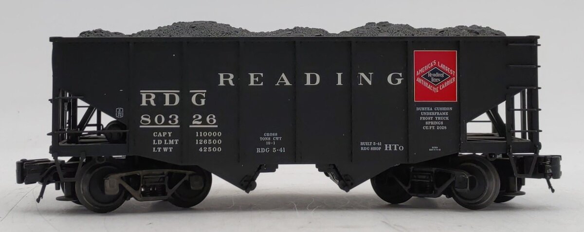 Atlas 8465-3 O Gauge Jersey Central USRA W/ Coal Load Hopper #65044 (3-Rail) LN/Box