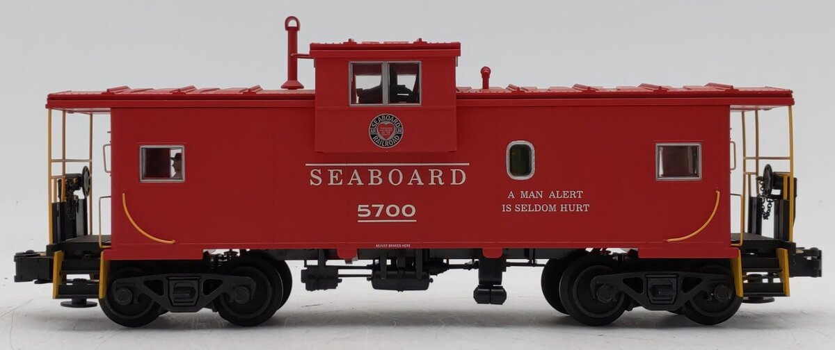 Atlas 6610-1 O Gauge Seaboard Extended Vision Caboose #5700 (3-Rail) LN/Box