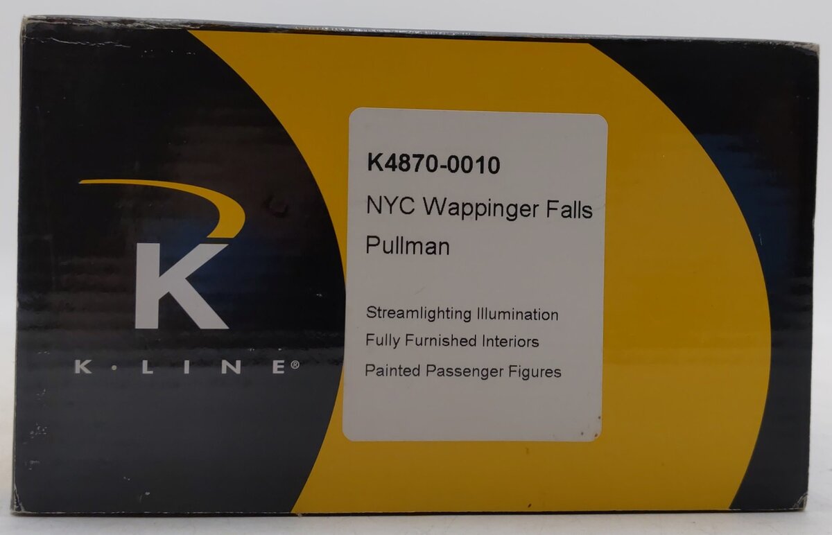 K-Line K4870-0010 O NYC "Wappinger Falls" 15" Heavyweight Pullman Car EX/Box