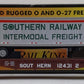 MTH 30-76466 Southern Flat Car w/ Trailer #124312