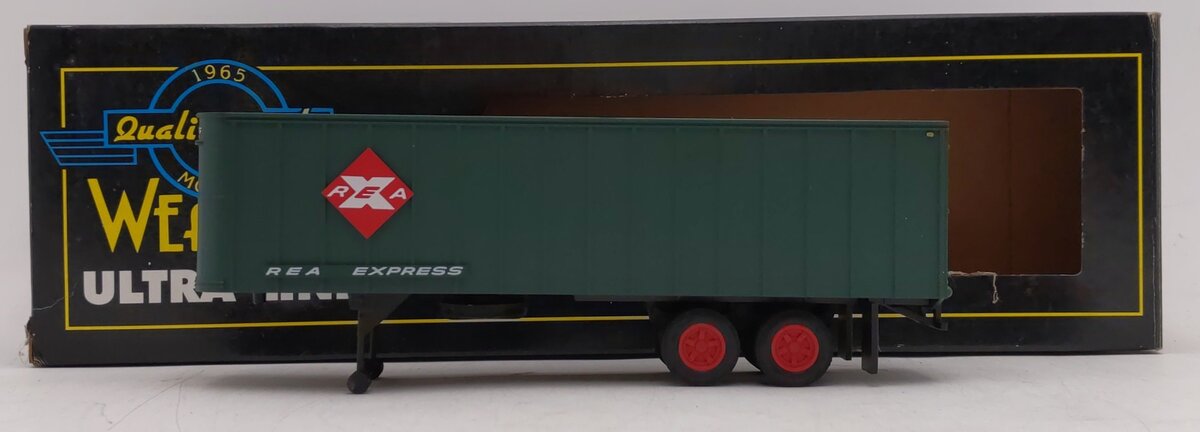 Weaver U25004 O Scale 35' REA Green Trailer