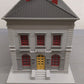 MTH 30-9099 O Gray & Maroon Police Station Assembled Building EX/Box