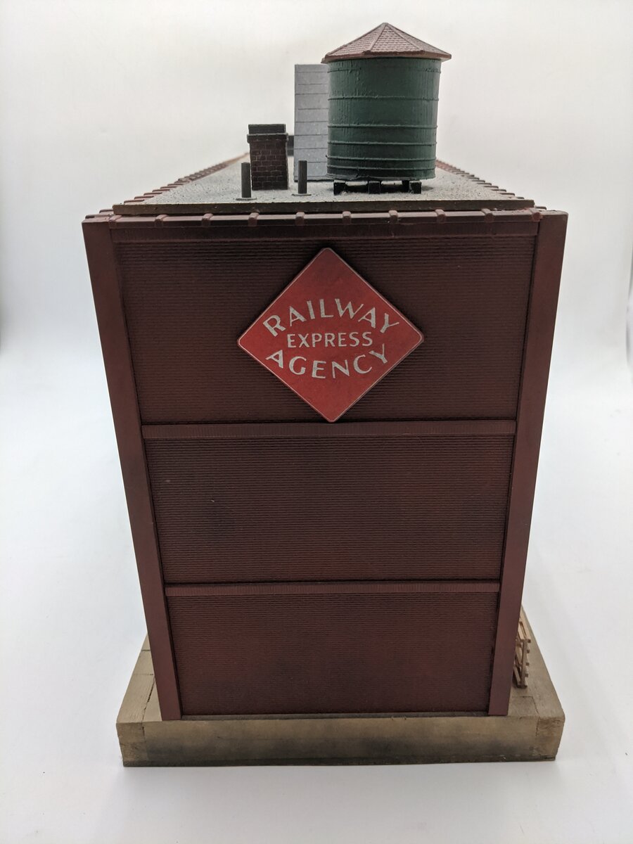 O Scale Railway Express Agency Building- Custom