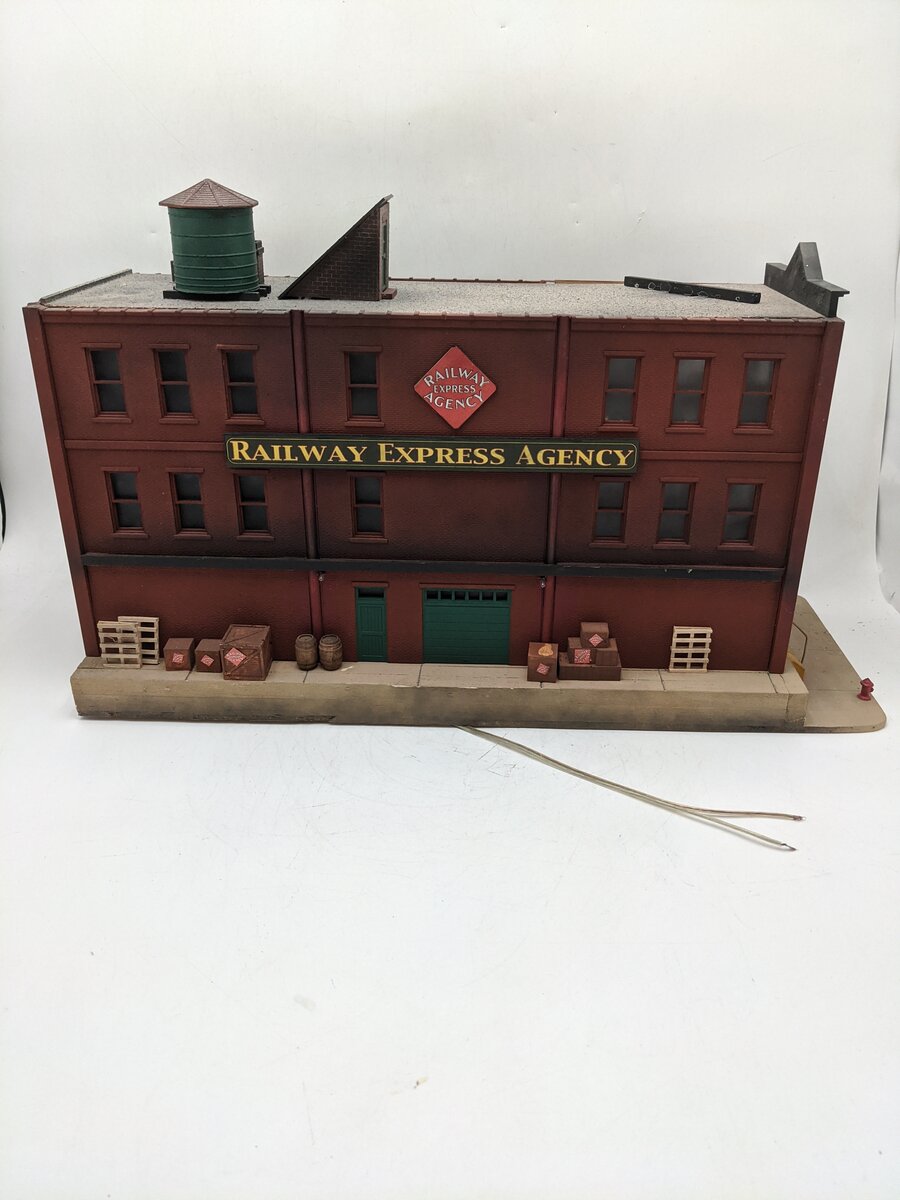 O Scale Railway Express Agency Building- Custom