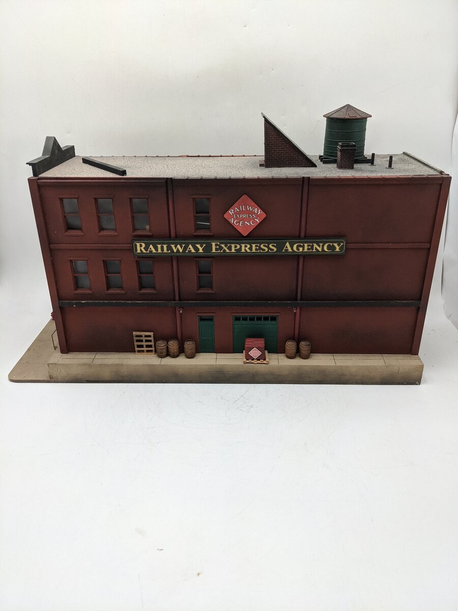 O Scale Railway Express Agency Building- Custom