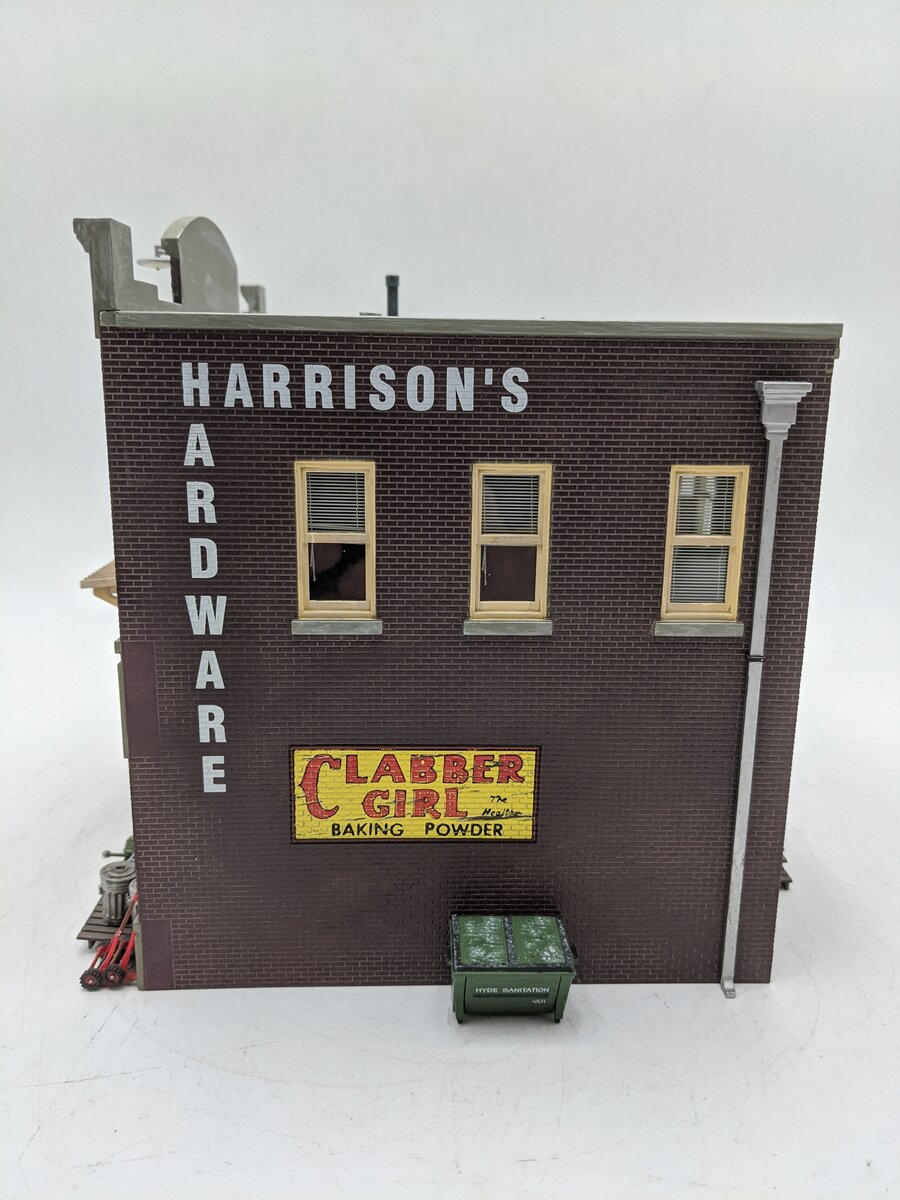 Woodland Scenics BR5842 O Scale Built-&-Ready Harrison's Hardware Building EX/Box