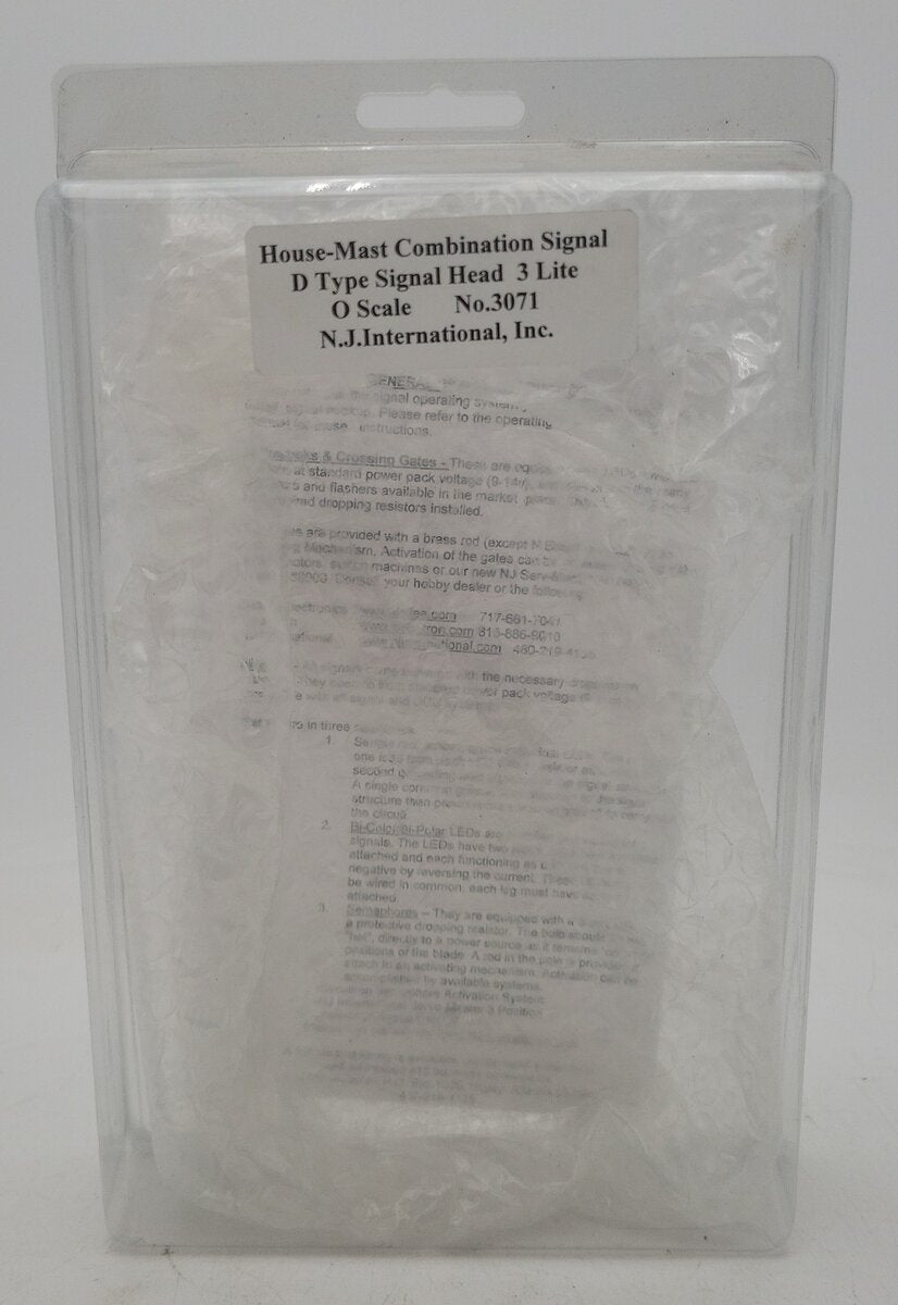 NJ International 3071 BRASS House/Mast Combination Signal D Type EX/Box