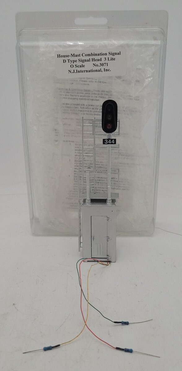 NJ International 3071 BRASS House/Mast Combination Signal D Type EX/Box