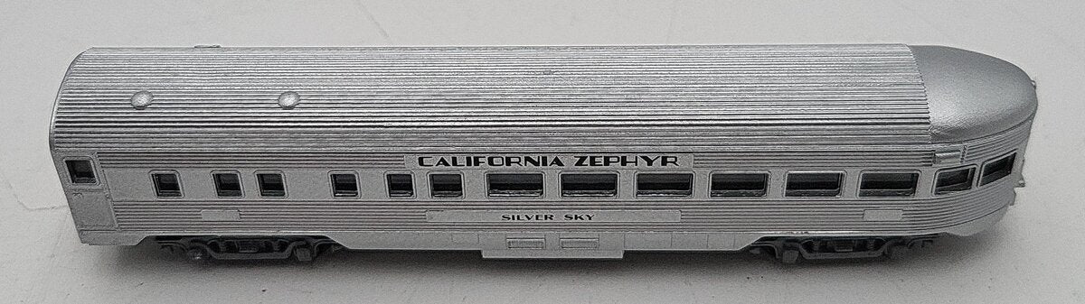 Arnold 5231 N Scale California Zephyr "Sliver Sky" Observation Car LN/Box
