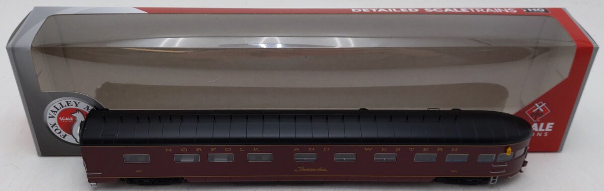 Fox Valley Models SXT38856 HO Scale Norfolk & Western Observation Car #581 EX/Box
