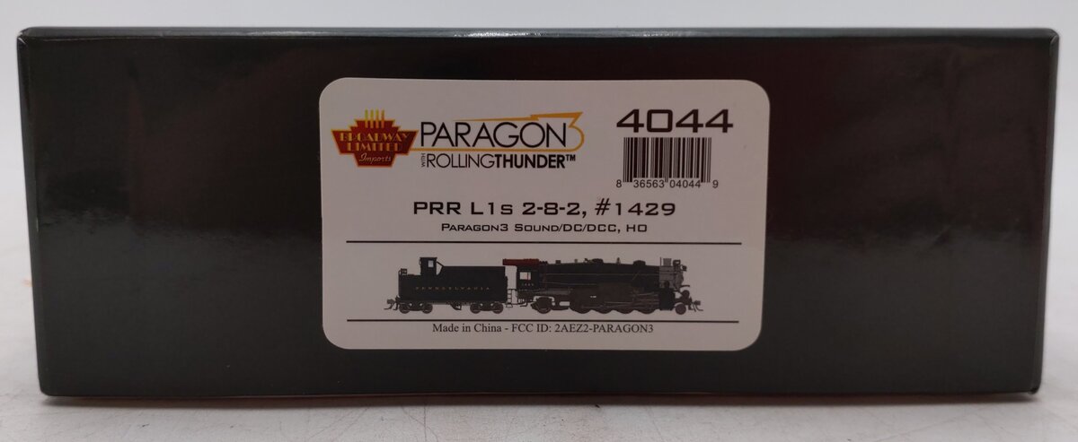 Broadway Limited 4044 HO Pennsylvania Railroad Class L1s 2-8-2 Postwar #1429 EX/Box