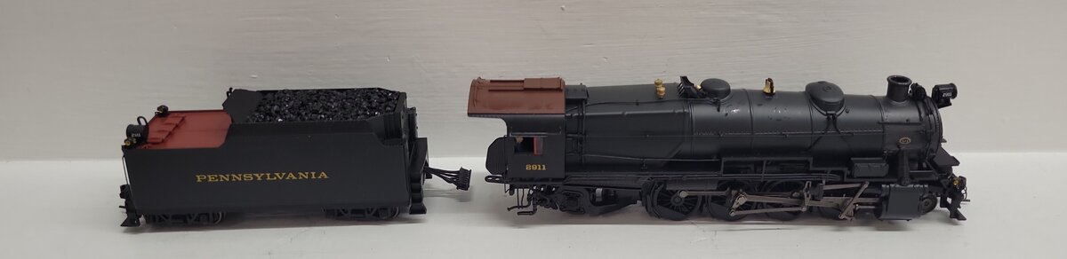 Broadway Limited 4041 HO PRR Class L1s 2-8-2 Pre-1946 #2911 w/Paragon 3 Sound LN/Box