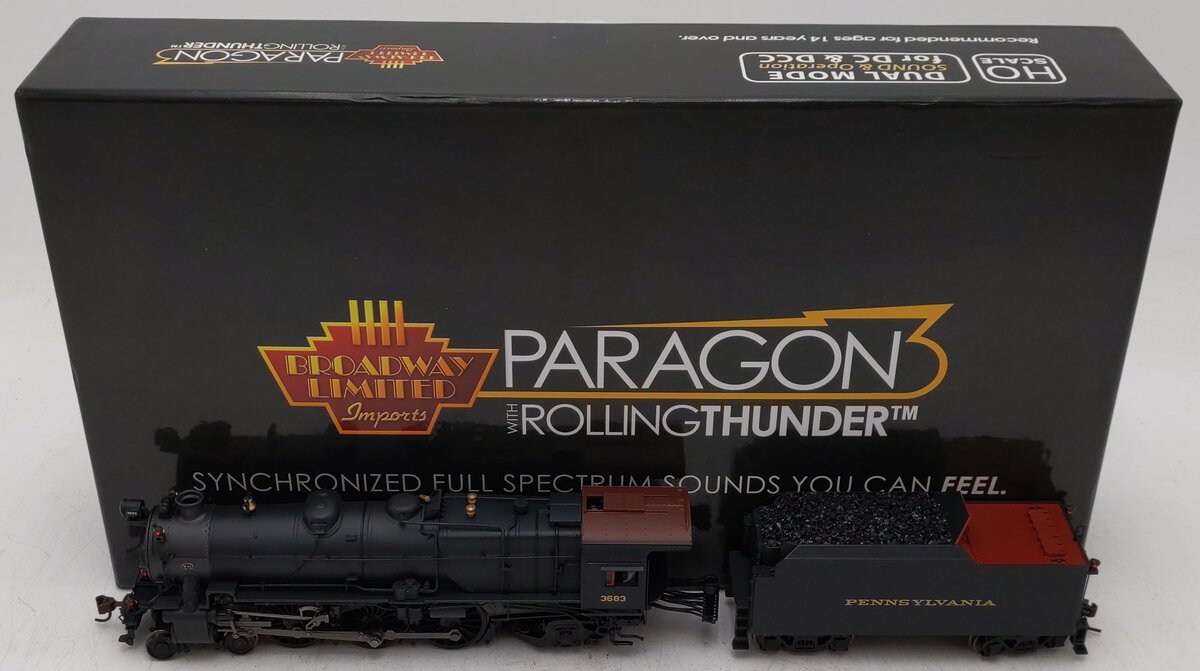 Broadway Limited 4420 HO Pennsylvania Class K4s 4-6-2 Pre-War w/Snd & DCC #3683 EX/Box