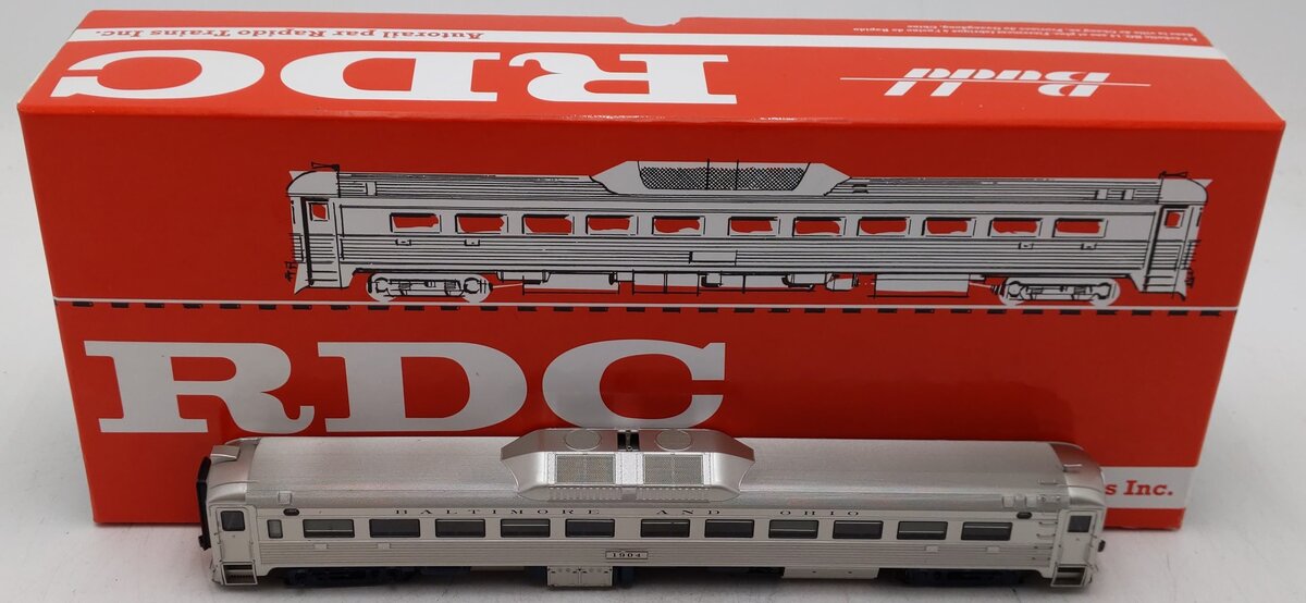 Rapido Trains 16550 HO Baltimore & Ohio Budd RDC #1904 W/ DC/DCC/Sound EX/Box