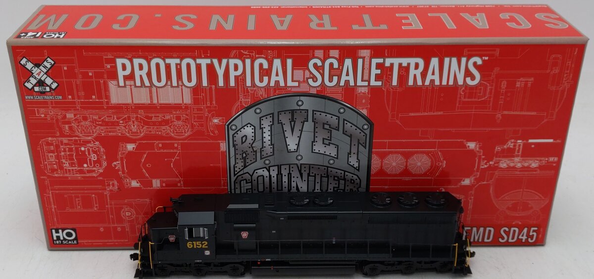 Scale Trains SXT32182 HO Scale Pennsylvania Railroad Diesel Locomotive #6152 EX/Box