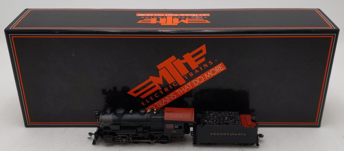 MTH 80-3242-1 HO Pennsylvania 2-8-0 H10 2-8-0 Steam Engine #7122 EX/Box