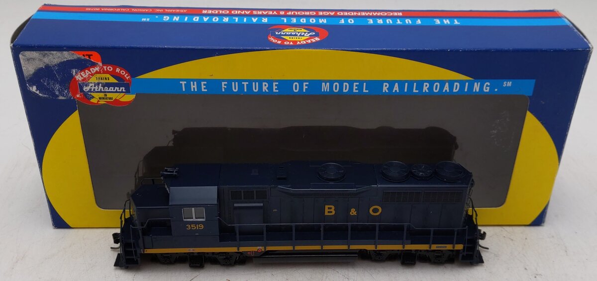 Athearn 91706 HO Scale Baltimore & Ohio GP35 Diesel Locomotive #3519 w/ DCC EX/Box