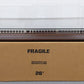 Lionel O Gauge 28" Display Case W/ Wooden Base LN/Box