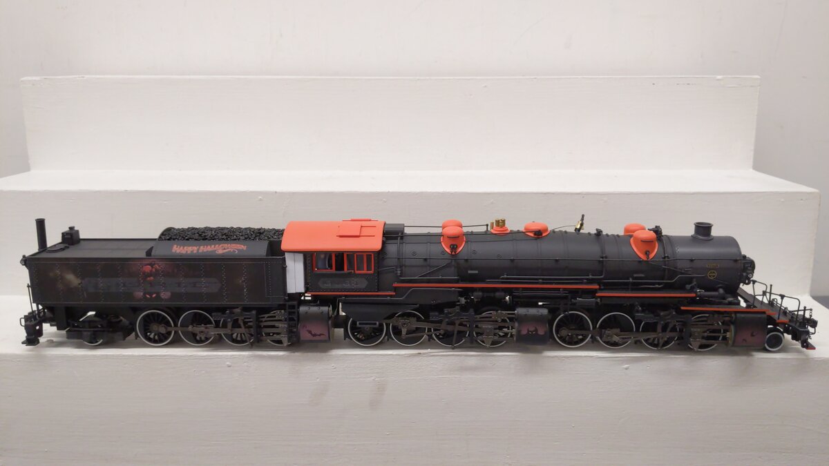 Lionel 2431090 O VISIONLINE BTO Eerie Halloween Triplex Steam Locomotive #3131 EX/Box