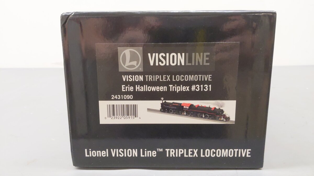 Lionel 2431090 O VISIONLINE BTO Eerie Halloween Triplex Steam Locomotive #3131 EX/Box