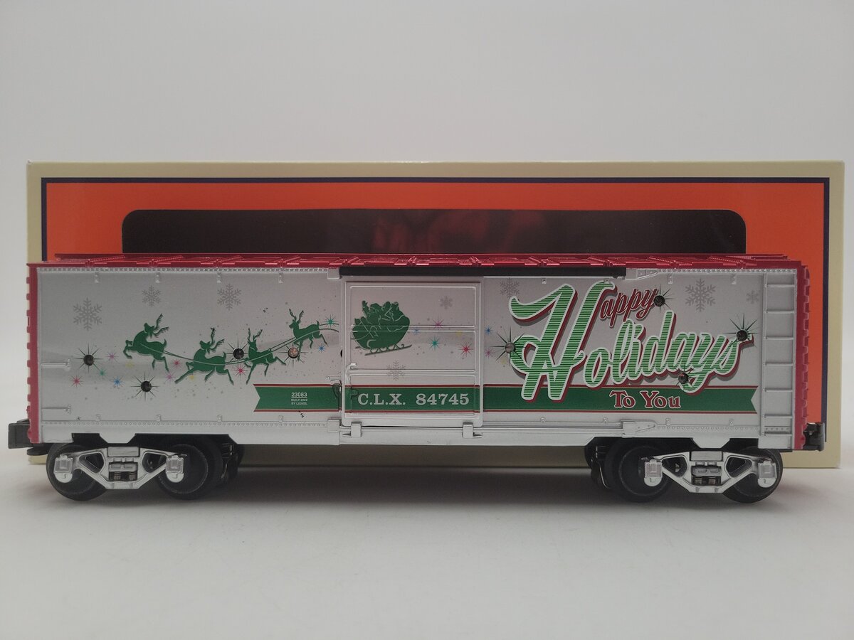 Lionel 2028300 O Christmas Light Express Boxcar EX/Box