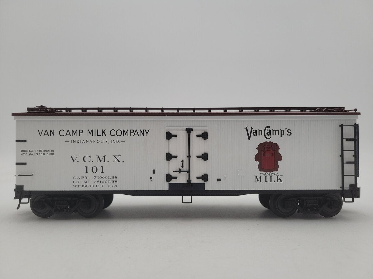 Atlas 3001346S O Gauge Van Camp Milk Company Reefer Car #101 EX/Box