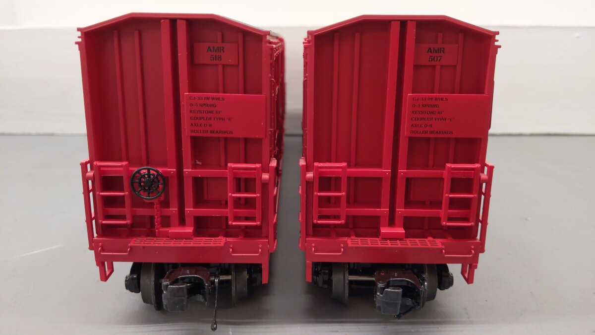 MTH 20-93923 O Arcata & Mad River Railroad 55' All-Door Box Car Set #518/507 EX/Box