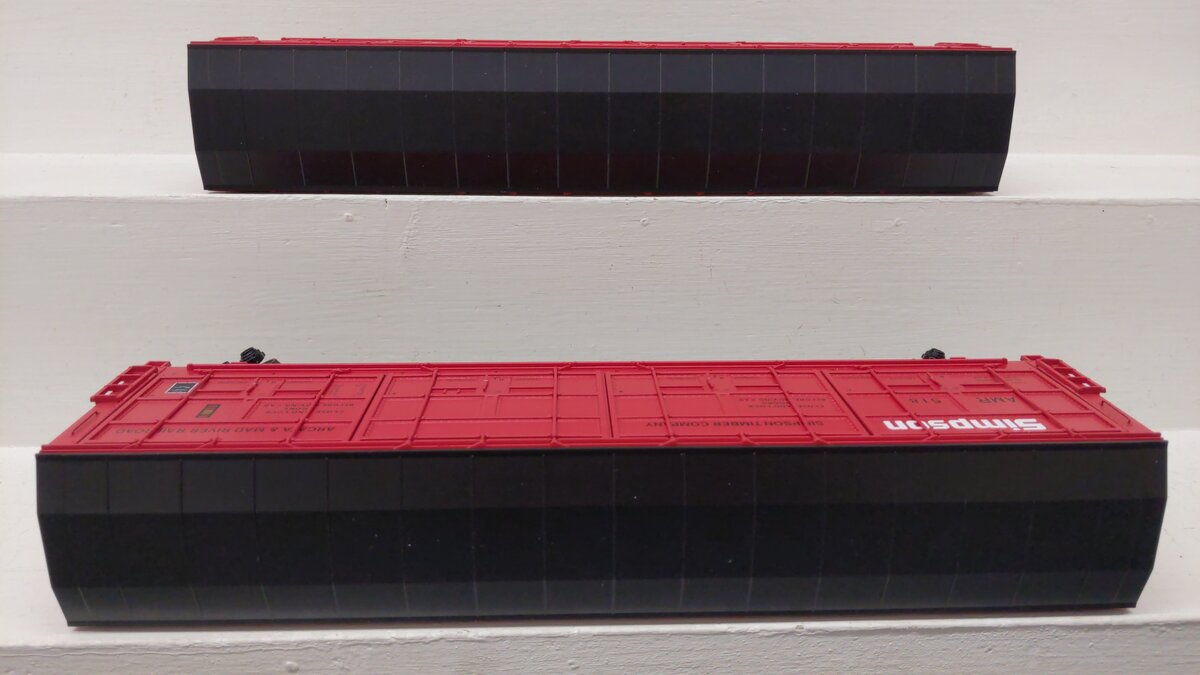MTH 20-93923 O Arcata & Mad River Railroad 55' All-Door Box Car Set #518/507 EX/Box