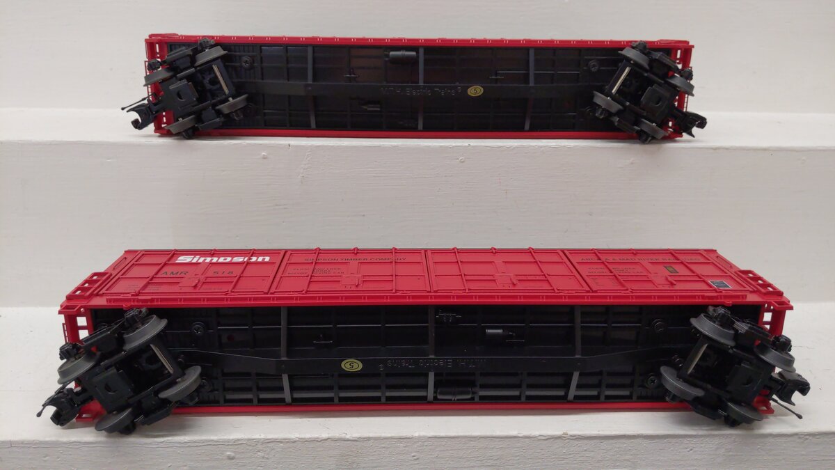 MTH 20-93923 O Arcata & Mad River Railroad 55' All-Door Box Car Set #518/507 EX/Box