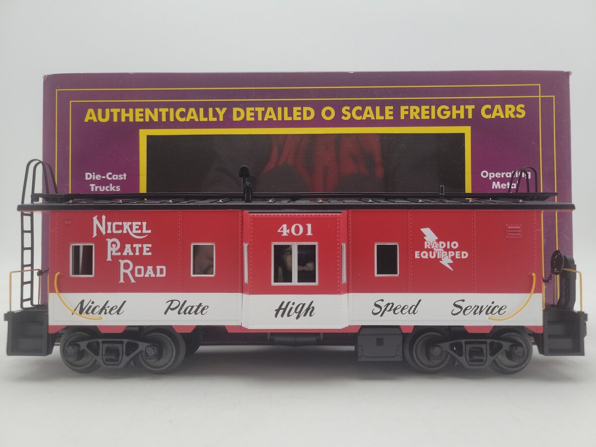 MTH 20-91678 O Gauge Nickle Plate Road Caboose #401 EX/Box