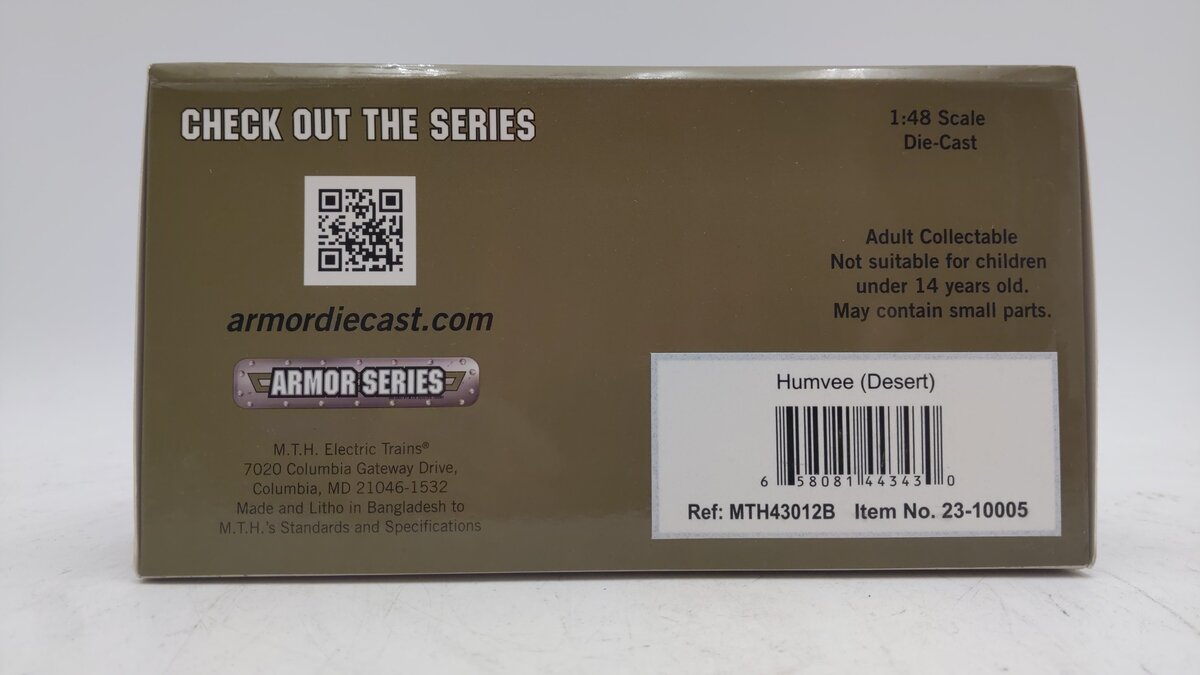 MTH 23-10005 O HUMVEE EX/Box