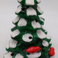 Dept 56 50161 Ceramic Double Snow Covered Trees w/ Red Birds EX