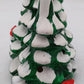 Dept 56 50161 Ceramic Double Snow Covered Trees w/ Red Birds EX